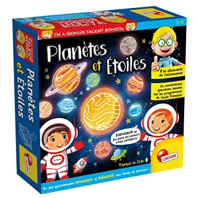Afbeelding van I&#039;M A GENIUS TS PLANETES en STERREN, een educatief grappig trivia spel in de vorm van cursus voor kinderen vanaf 5 jaar