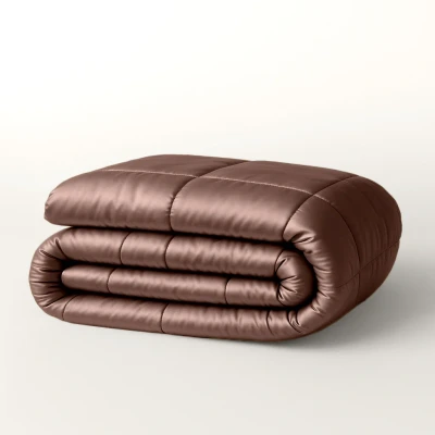 Afbeelding van Dekbed Zonder Overtrek Satjin Dark Taupe Luxe &amp; Comfort 2 Persoons 200x200