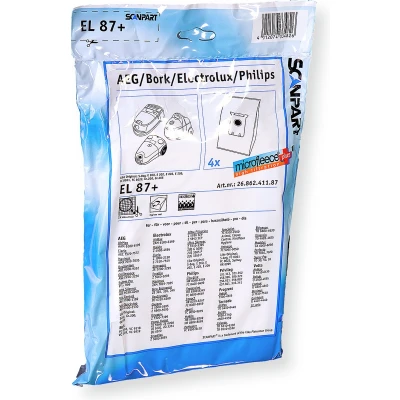 Afbeelding van Philips 2686241187 El87 En Stofzak Phi/Ele Universeel Micro