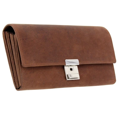 Afbeelding van Alassio Ju 42194 Kelnerportefeuille Hunter Leer Bruin 18,5X9,5 Cm