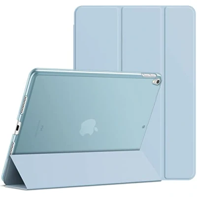 Afbeelding van JETech Hoes voor iPad Air 3e Generatie 10,5 Inch (2019) en Pro (2017), Case met Automatisch Wekken/Slapen (Lichtblauw)