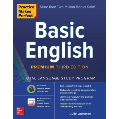 Afbeelding van Practice Makes Perfect: Basic English, Premium Third Edition