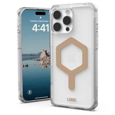 Afbeelding van Apple iPhone 16 Pro Max MagSafe Hoesje Kunststof UAG Hardcase/Backcover Transparant Telefoonhoesje Shockproof/Valbescherming