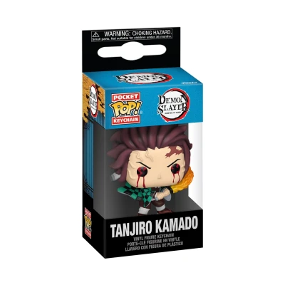 Afbeelding van Funko, Sleutelhanger, Demon Slayer: Kimetsu no Yaiba POP! vinyl sleutelhanger 4 cm Tanjiro (zon ademt) (12)