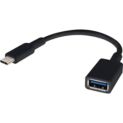 Afbeelding van Renkforce USB kabel 3.2 Gen1 (USB 3.0 / 3.1 Gen1) C stekker, A bus 0.15 m Zwart Met OTG functie, Vergulde steekcontacten RF 4455819