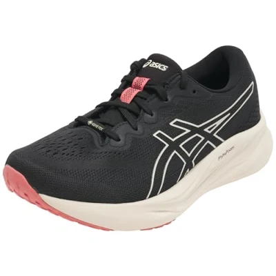 Afbeelding van Asics Gelpulse 15 GTX Hardloopschoenen voor op de weg, Dames, Maat: 36, Black/vanilla Textiel/ synthetisch