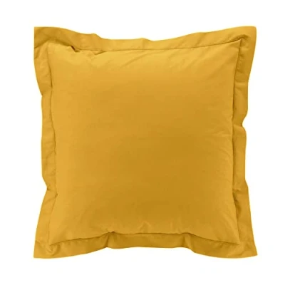 Afbeelding van douceur d&#039;intérieur, Kussensloop (63 x 63 cm) perkaline curry, perkal katoen