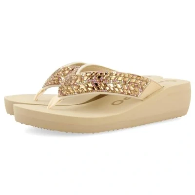 Afbeelding van GIOSEPPO Devices, Teenslippers voor dames, Beige, 39 EU, EU