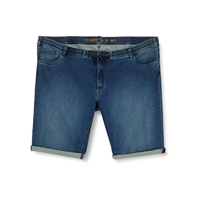 Afbeelding van JP 1880 Bermuda Flexnamic heren, Blauw (Donkerblauw Denim), 60