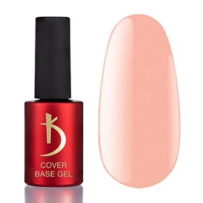 Afbeelding van K odi Professional Base Coat nagellak onderlak Cover Gel Nude Camouflage 01 UV naakte kleuren gelnagels LED Shellac 7 ml