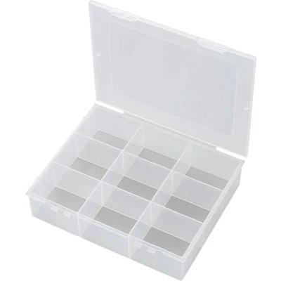 Afbeelding van TRU COMPONENTS E 112 1 Assortimentsdoos (l x b h) 190 145 42 mm Aantal vakken: 9 Vaste onderverdeling Inhoud stuk(s)