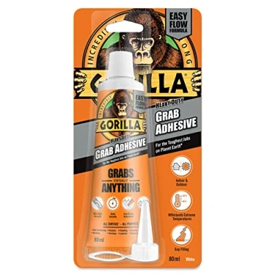 Afbeelding van Gorilla Heavy Duty Grijp Zelfklevende Wit 80ml