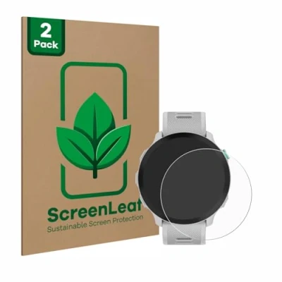 Afbeelding van ScreenLeaf Screenprotector voor Garmin Forerunner 55 Duurzame schermbescherming Folie Beschermfolie transparant (2 Stuks)