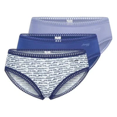 Afbeelding van Sloggi GO Crush Hipster C3P Multiple Colours 3, Meerdere kleuren L