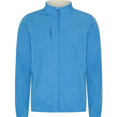 Afbeelding van Mario Russo Softshell Jas heren Winterjas Jassen Winddicht en waterafstotend Kobalt Blauw XL
