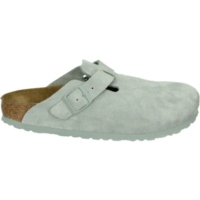 Afbeelding van Birkenstock Boston LEVE Regular Muiltjes, Maat: 38, Pure sage Schoenen