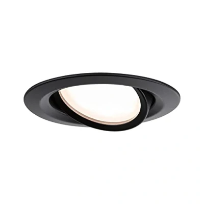 Afbeelding van Paulmann 92459 Nova Plus Coin LED inbouwlamp 6 W Zwart (mat)