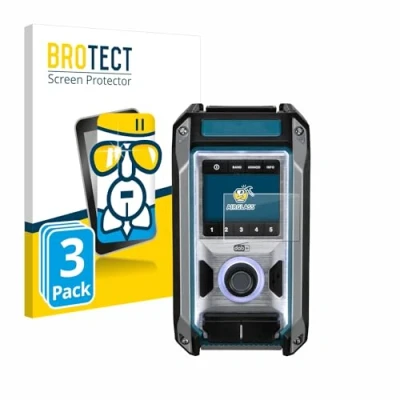 Afbeelding van BROTECT Screenprotector voor Makita DMR115 Folie Beschermfolie Beschermglas transparant (3 Stuks)