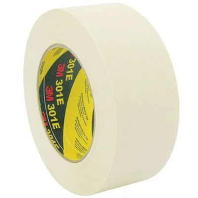 Afbeelding van 3M 301E crêpetape, industriële en schildersafdekking, 36 mm x 50 m, beige, verpakking van 24 stuks