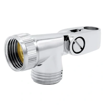 Afbeelding van VARIOSAN Scharnierstuk voor handdouche PREMIUM 16928, 1/2&quot;, verchroomd messing, geschikt tapschuivers en wandtappen, zware uitvoering