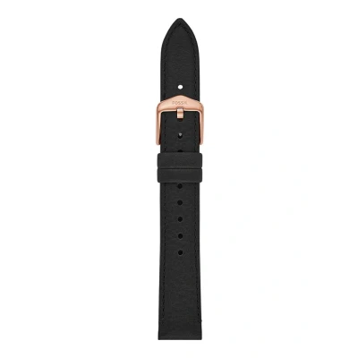 Afbeelding van Fossil dames Horlogeband van leer S161097 in de kleur Zwart