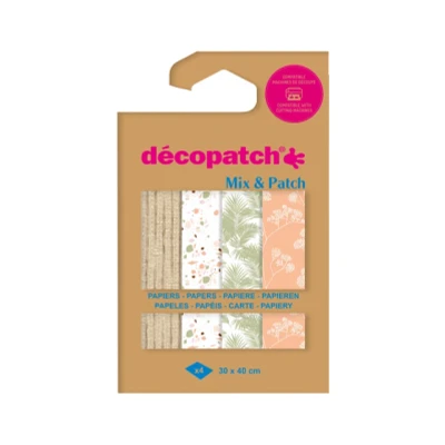 Afbeelding van Decopatch papier Mix &amp; Patch Terracotta