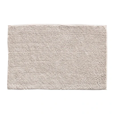 Afbeelding van Indiana Fluffy Soft Effen Badmat Touch Beige Rechthoek Polyester 50x80 cm