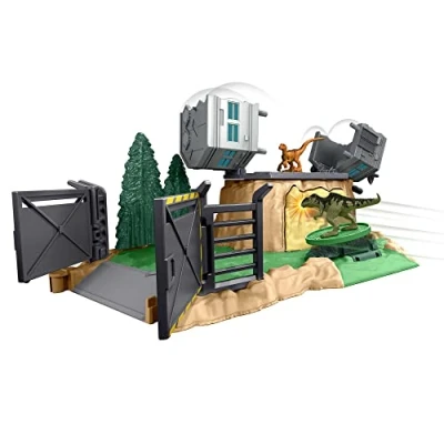Afbeelding van Jurassic World Minis Gigantische Dino Rampage Speelset Speelgoed Dinosaurus