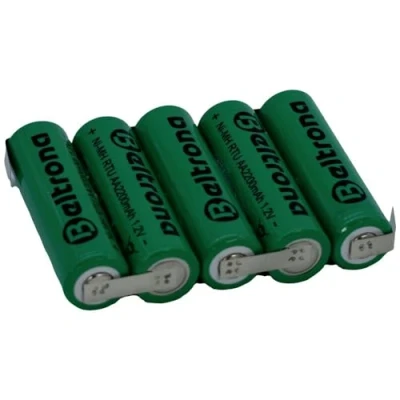 Afbeelding van Beltrona RTU5AAZ Accupack Aantal cellen: 5 Batterijgrootte: AA (penlite) Z soldeerlip NiMH 6 V 2200 mAh