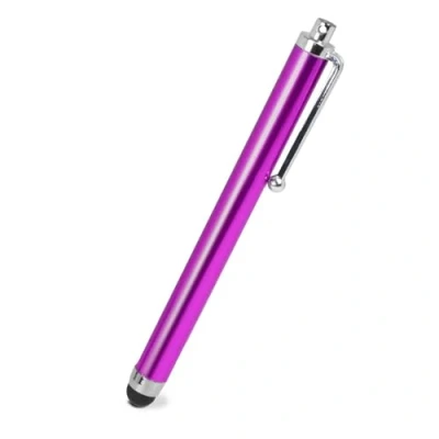 Afbeelding van OcioDual Capacitieve Pen voor Touchscreens, Paars, Touchpen Compatibel met Smartphones, Tablets, Monitoren, Universele Metalen Aanwijzer, Rubberen Punt, Touchscreen Stylus