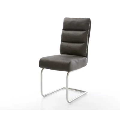 Afbeelding van sledemodel Pela Flex rond roestvrij staal antraciet vintage