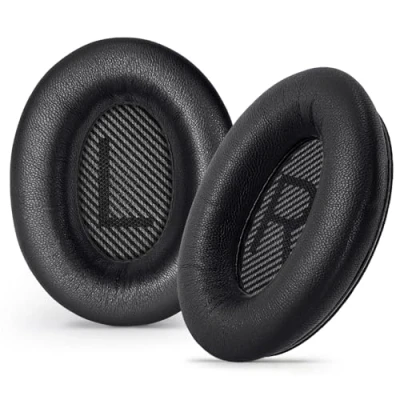 Afbeelding van Echt Lederen Oorkussens voor Bose QuietComfort QC 35 II 25 15 2, Lambskin Vervanging Cover QC35 QC25 QC15 QC2 SoundLink SoundTrue Around Ear AE2 Hoofdtelefoon