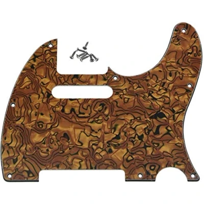 Afbeelding van Dopro 8 Hole Tele Gitaar Pickguard Scratch Plate past USA/Mexicaanse Fender Telecaster Tiger Stripe
