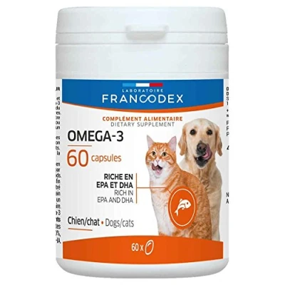 Afbeelding van Francodex Omega 3 hond en kat 60 tabletten