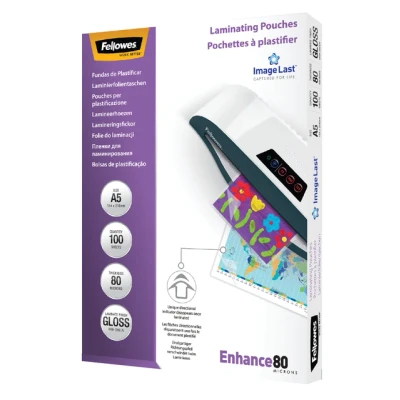 Afbeelding van Lamineerhoes Fellowes A5 2x80micron 100stuks