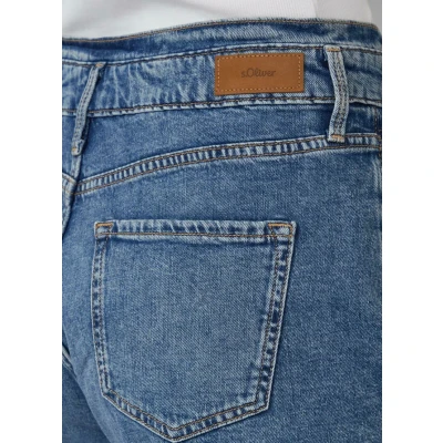 Afbeelding van s.Oliver Relaxed FIT Jeansshort, Dames, Maat: 34, Blau