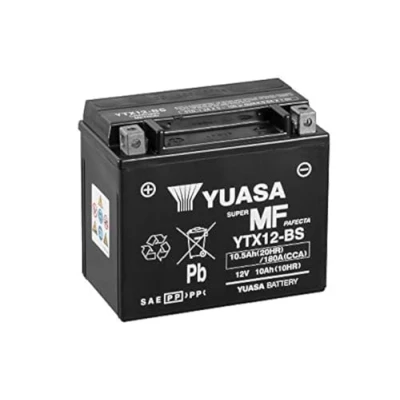 Afbeelding van Yuasa YTX12 BS(WC) onderhoudsvrije batterij