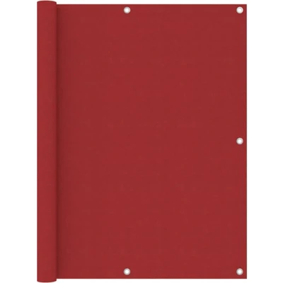 Afbeelding van Balkonscherm 120x600 cm oxford stof rood