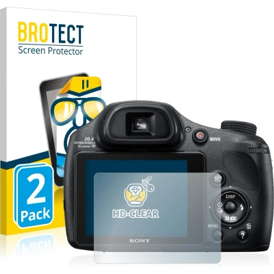 Afbeelding van BROTECT Screenprotector voor Sony Cyber Shot DSC HX350 Folie Beschermfolie transparant (2 Stuks)