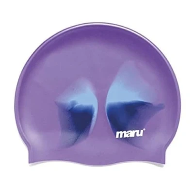 Afbeelding van Multi siliconen hoed paars/blauw/lichtblauw