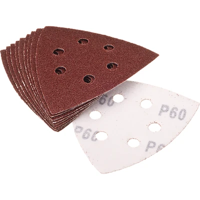 Afbeelding van Qblades UN62 Schuurpad Driehoek Geperforeerd K80 per 10 stuks