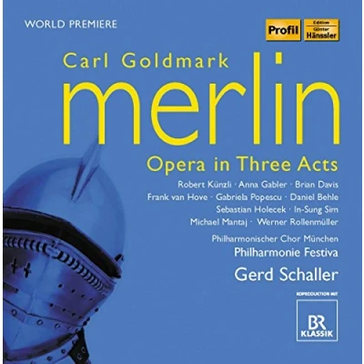 Afbeelding van Philhamonische Chor München, Philharmonie Festiva, Gerd Schaller Goldmark: Merlin (3 CD)