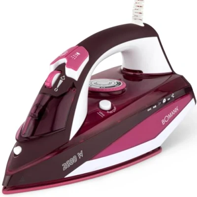 Afbeelding van Bomann DB 6005 CB Stoomstrijkijzer 2600W Paars/Wit