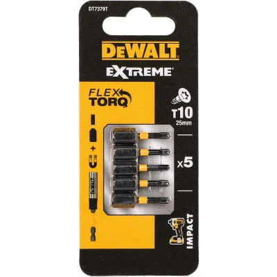 Afbeelding van DeWalt Accessoires IMPACT Torsion 25mm Torx T10 DT7379T QZ