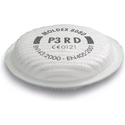 Afbeelding van Moldex Stoffilter 8080 P3 R D 8 stuks