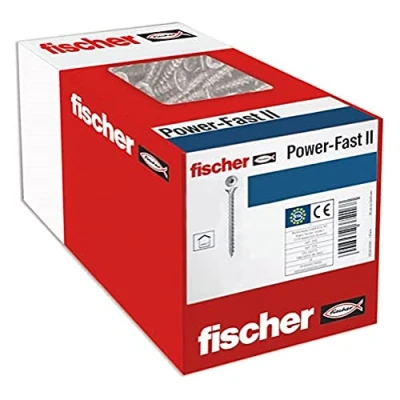 Afbeelding van Fischer Power Fast II 670131 Spaanplaatschroeven 3.5 mm 20 Binnen T, Interne vertanding, TX, Torx, T profiel Staal Galvanisch verzinkt 1000 stuk(s)