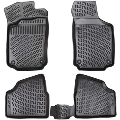 Afbeelding van Elmasline Design 3D rubbermatten set voor OPEL Corsa C bouwjaar 2000 2006 extra hoge rand van 5 cm