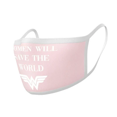 Afbeelding van Wonder Woman Face Mask Set Save the World