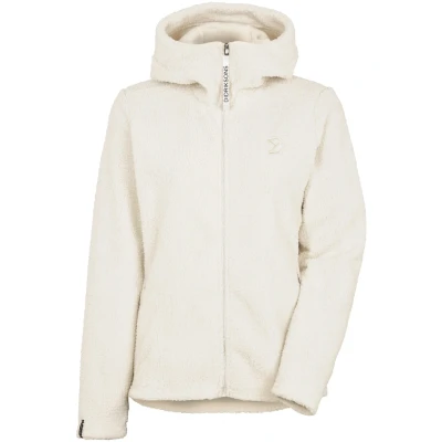 Afbeelding van Didriksons Anniken WNS FZ 2 Fleecejas, Dames, Maat: 36, White