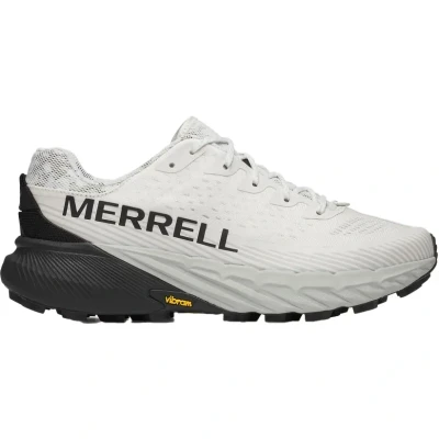 Afbeelding van Merrell Agility PEAK Trail hardloopschoenen, Heren, Maat: 41, White/black Textiel/ synthetisch